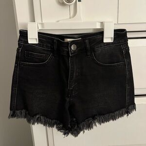 Altard state black Jean shorts